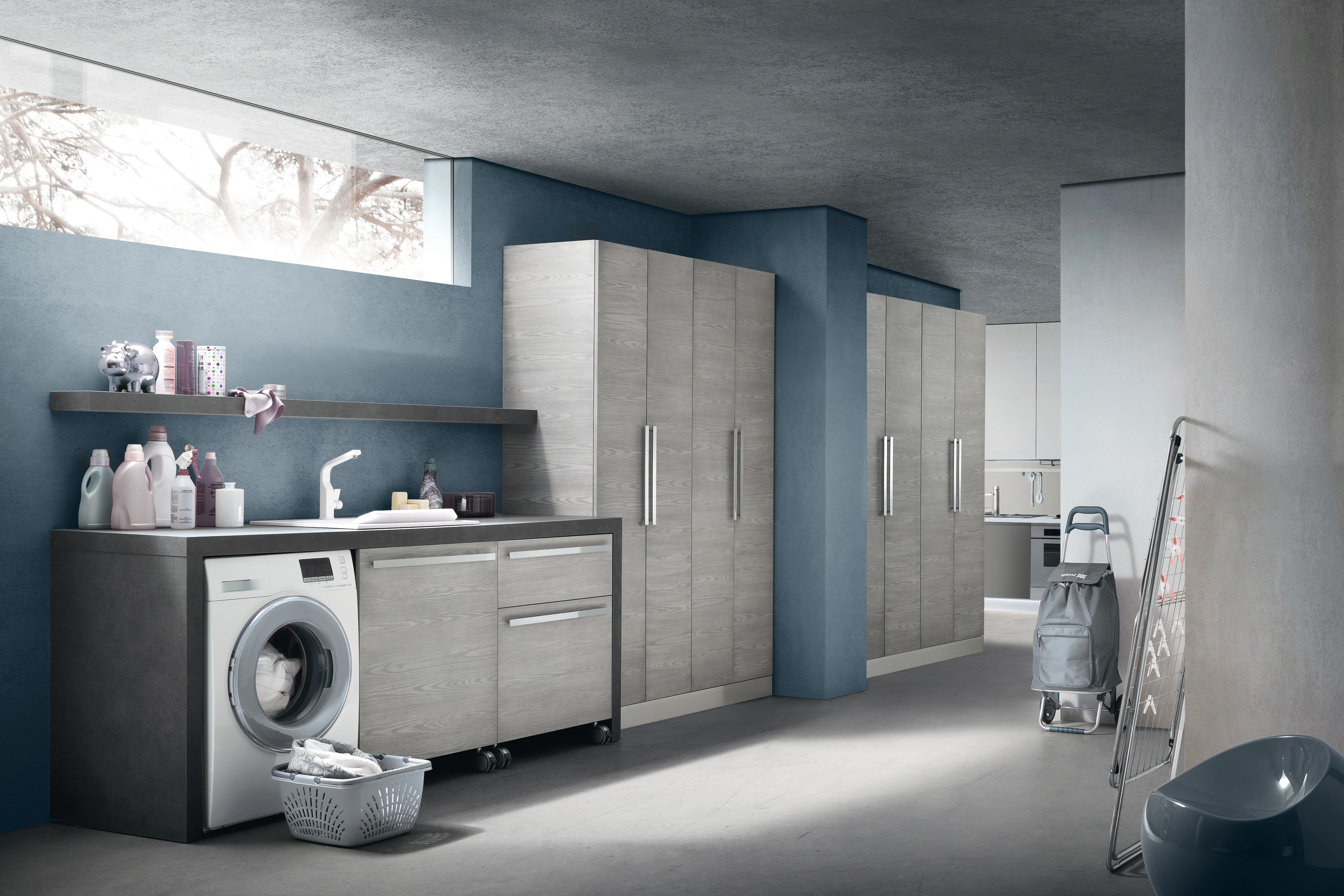 bagno lavanderia con lavatoio ingrandisci immagine